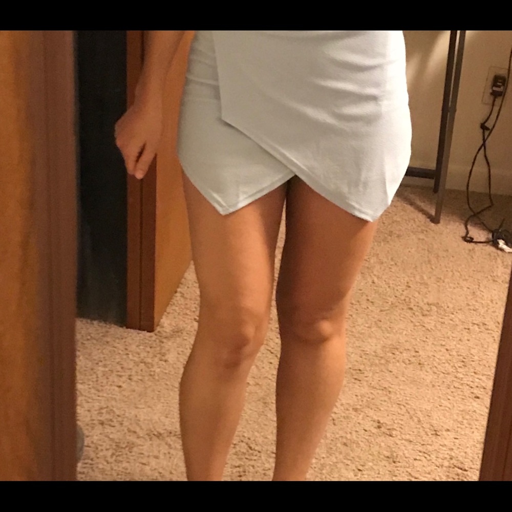 Light blue skort